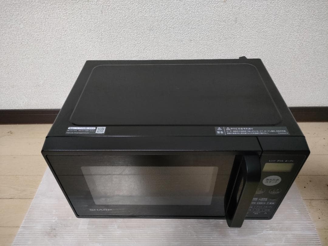 シャープ/SHARP オーブンレンジ RE-F161-B ブラック 2021年製