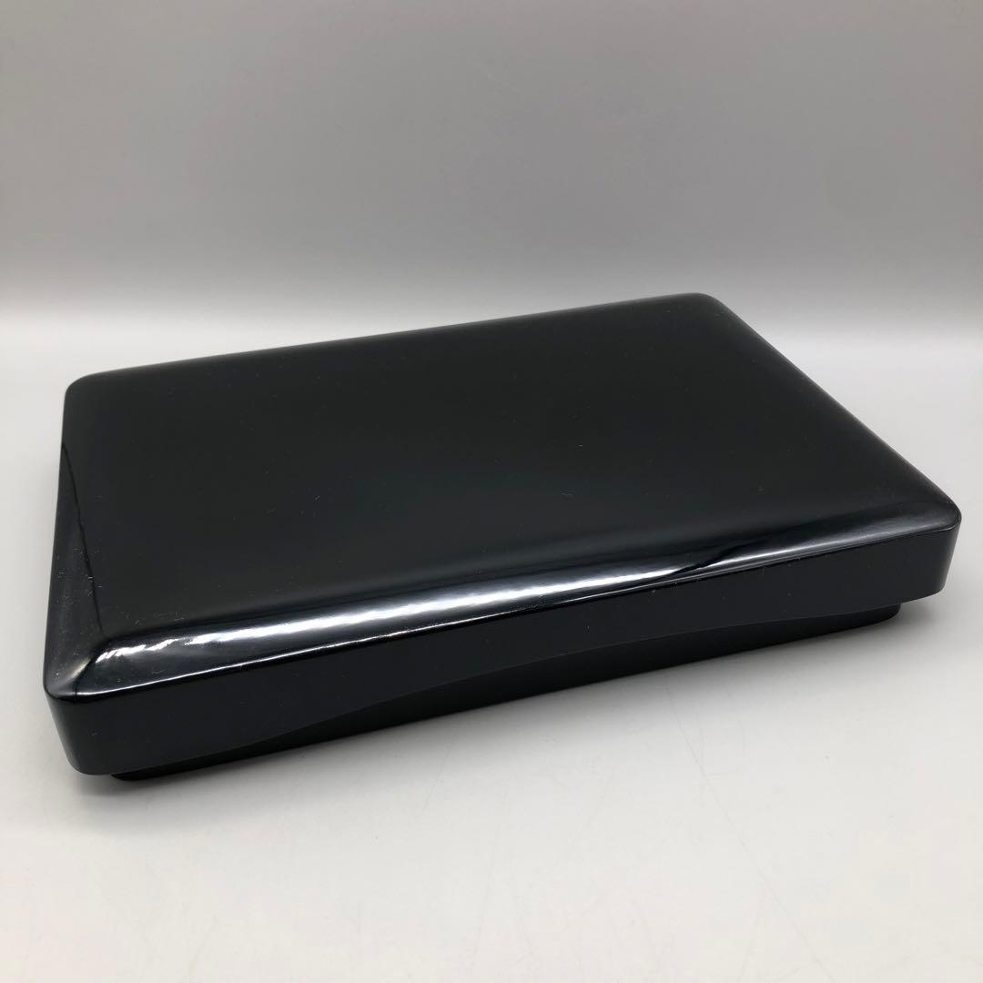 新品未使用木製漆器塗りかぶせ蓋付き文庫文箱小物入れビンテージ伝統工芸品