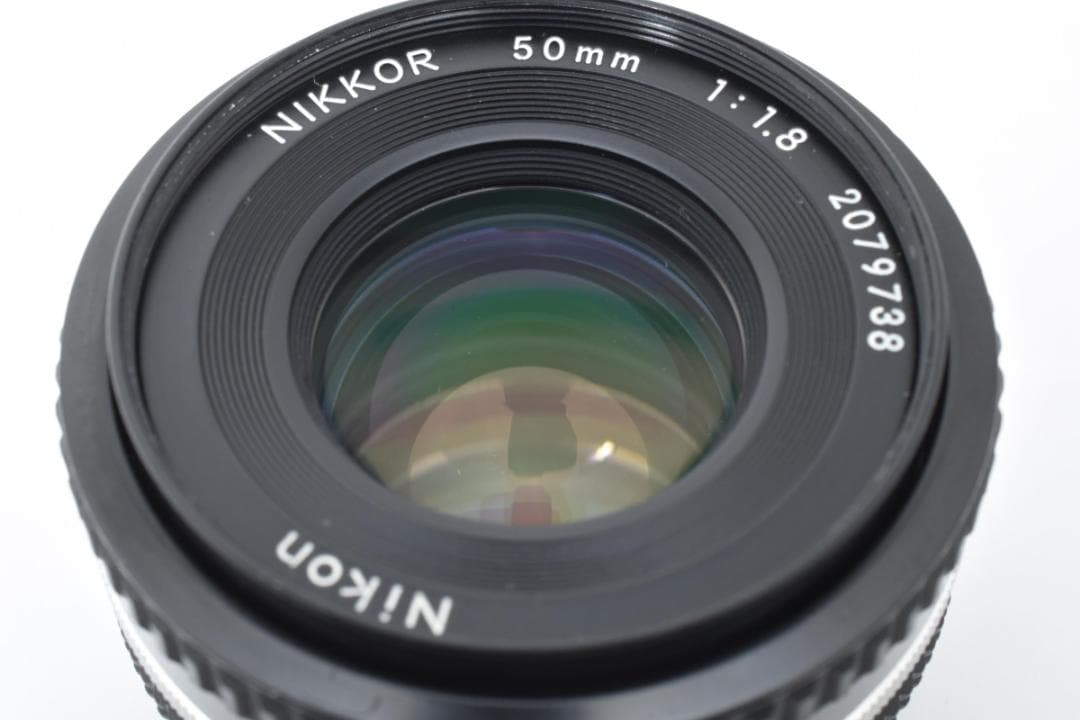 超美品 NIKON AI-S NIKKOR 50mm f1.8 MF H134