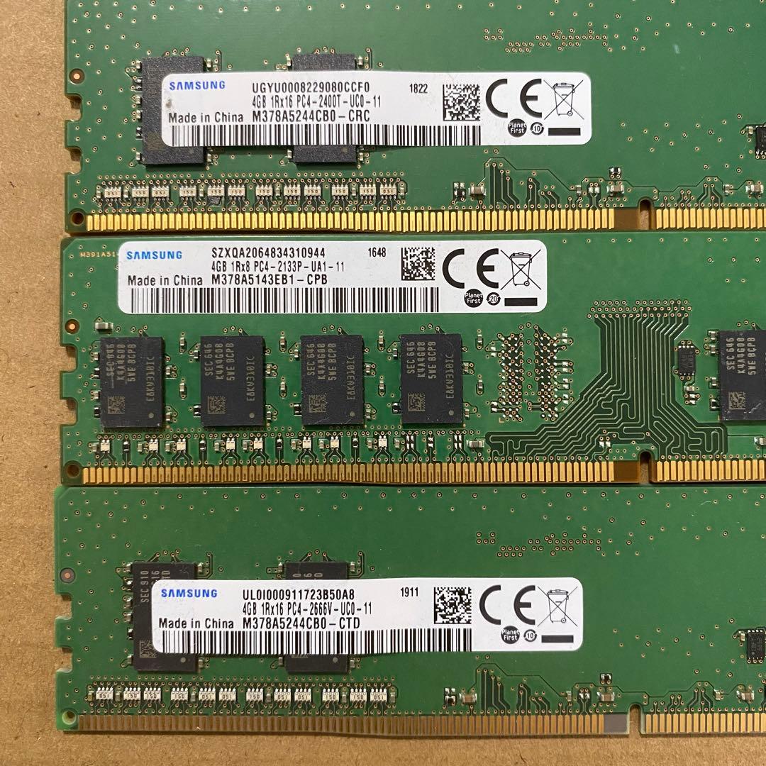 ド*ん様 DDR4 4GB×6枚セット Samsung デスクトップ用メモリ ま
