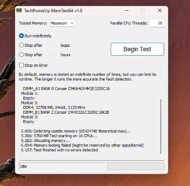 R*H様 64GB Vengeance DDR4 DIMMメモリー「動作確認済」