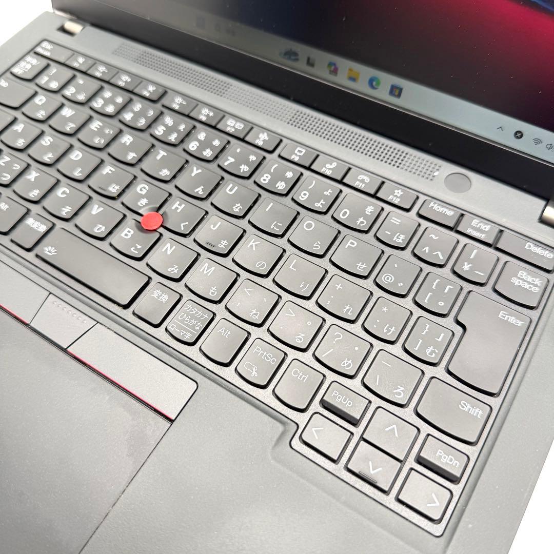 美品 ThinkPad X13 11世代i5 16GB SSD512 テストSS