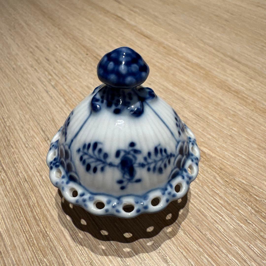 コペンハーゲン ブルーフルーティッド フルレース 顔付 コーヒー ポット