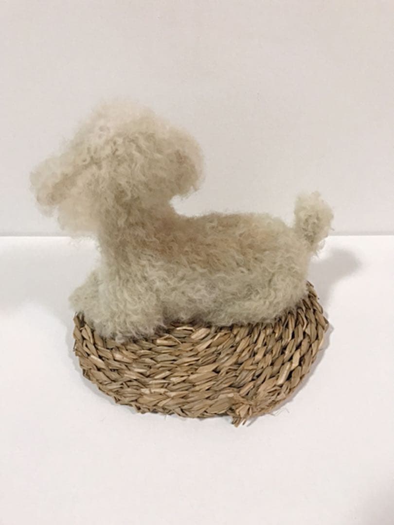 羊毛フェルト　リアルの犬　sold