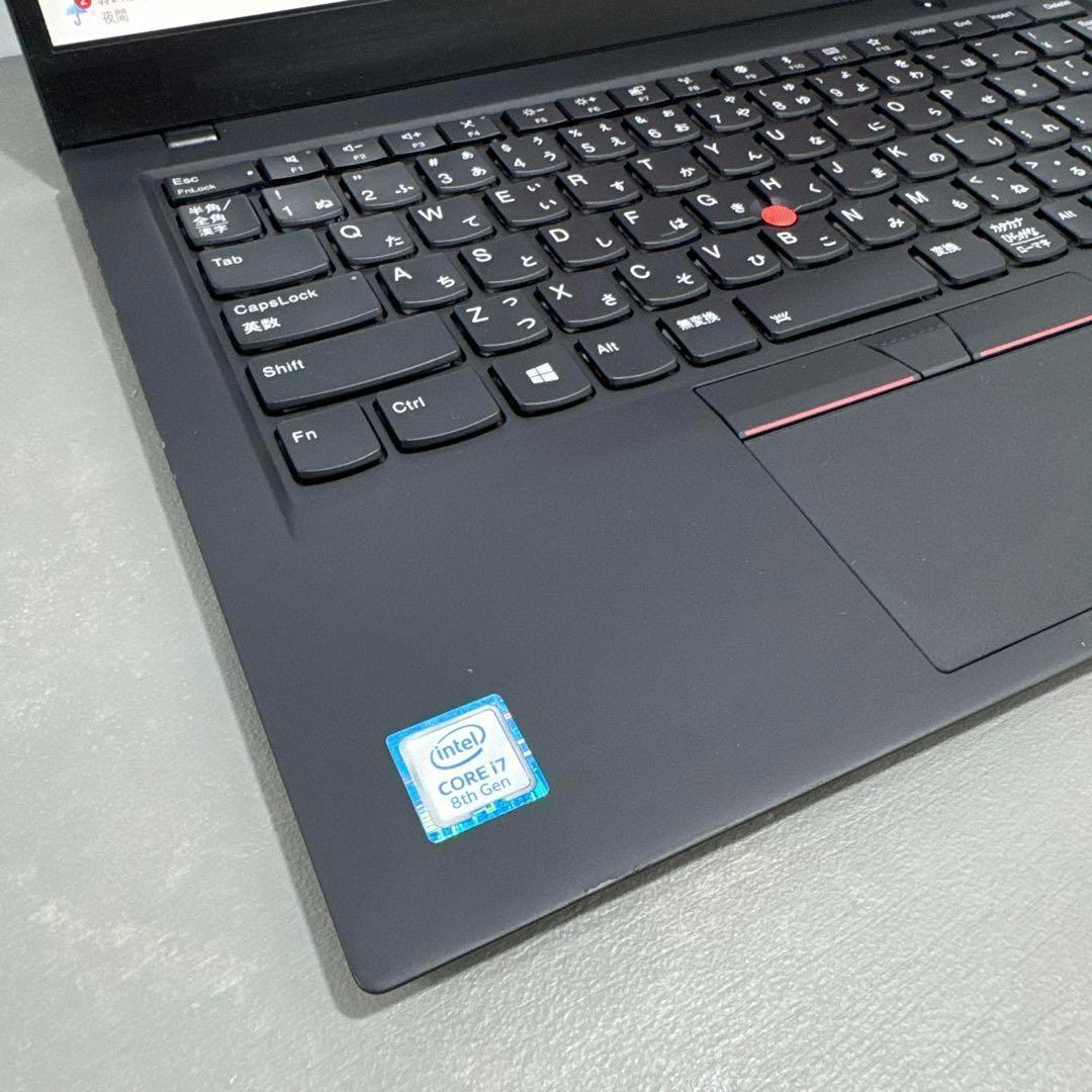 【高性能】ThinkpadX1カーボン☘8世代i7メモリ16☘️NVMe512