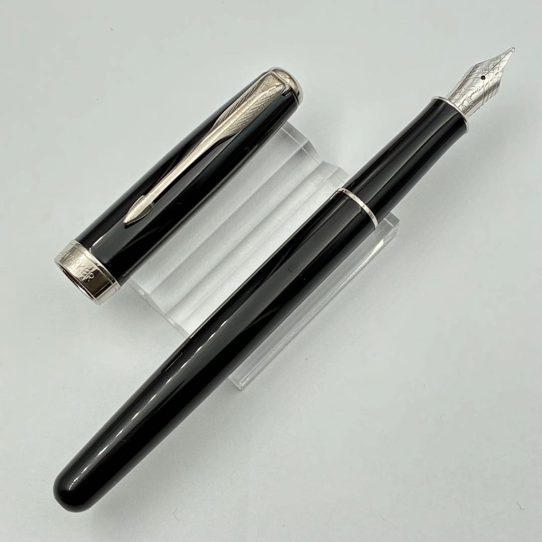 PARKER パーカー万年筆 ソネット ブラック 18K 750刻印 細字F