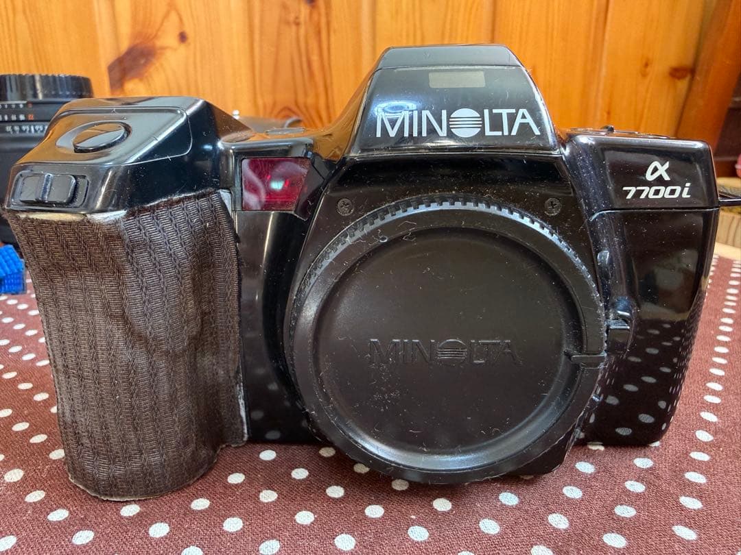 Minolta SR-7 & α7700i フィルムカメラ　望遠レンズ　ジャンク