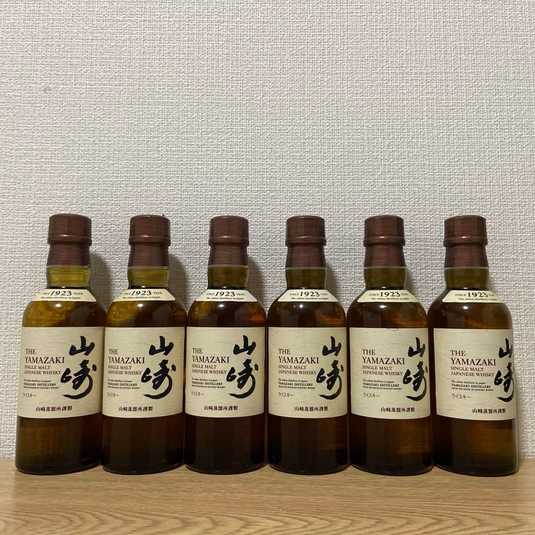 山崎ウイスキー 180ml 6本セット未開封