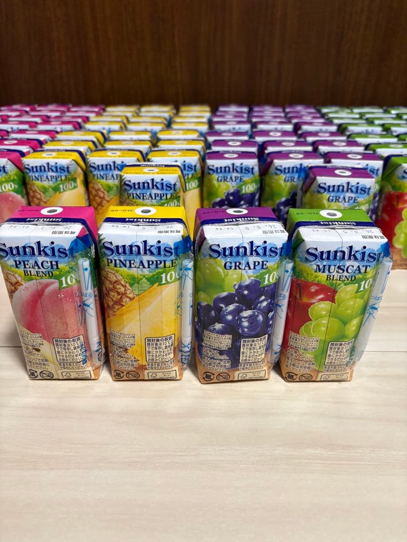 【Shigeru】Sunkistピーチ・パイナップル・グレープ・マスカット