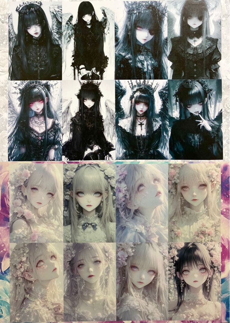 ニャム ONLYONE様 デザインペーパー コラージュシート
