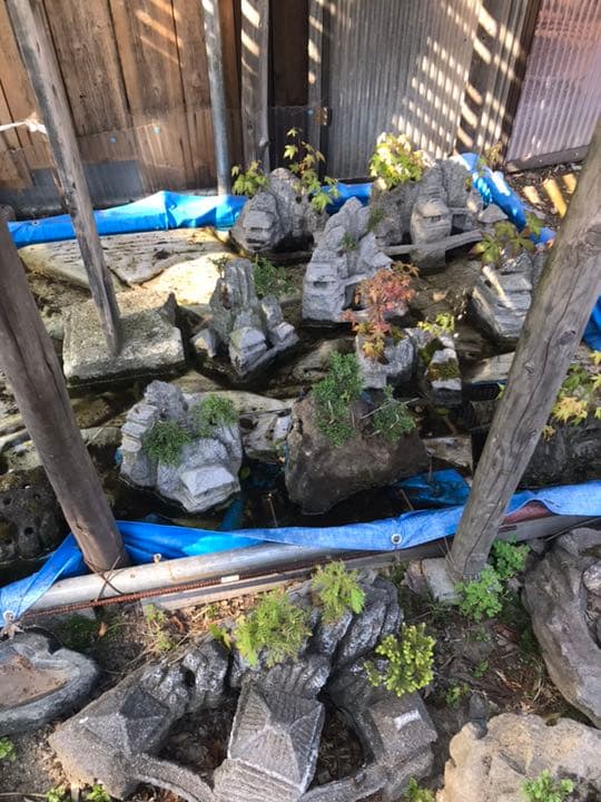 ナツカワ手作り石細工 庭似合います