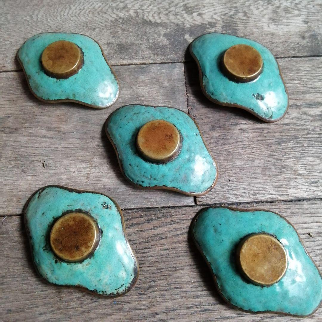 唐物　七宝　茶托　５枚