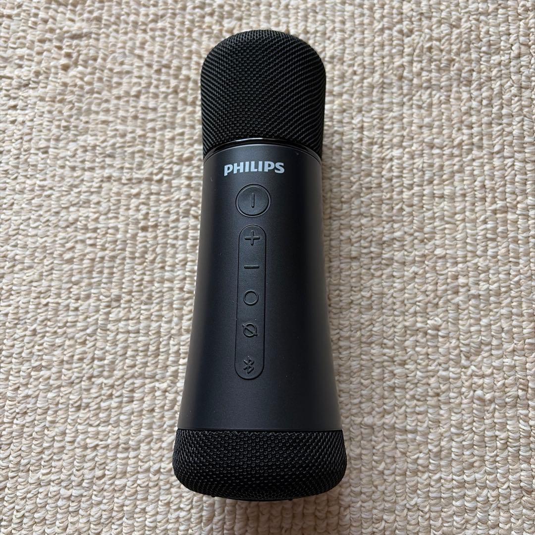 PHILIPS Bluetooth スピーカー搭載 カラオケ用ワイヤレスマイク