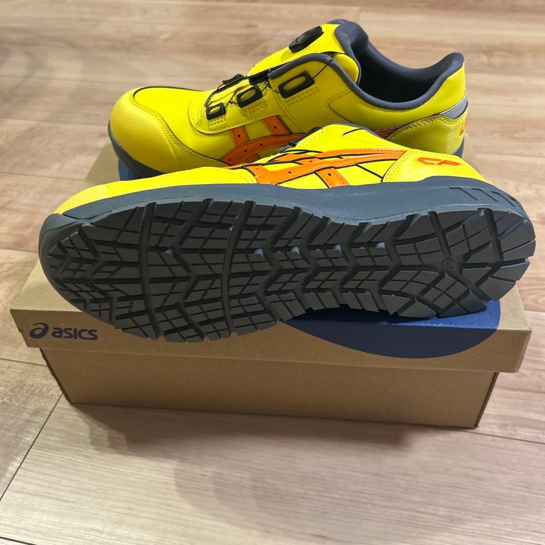 ASICS BOAシステム イエロー安全靴