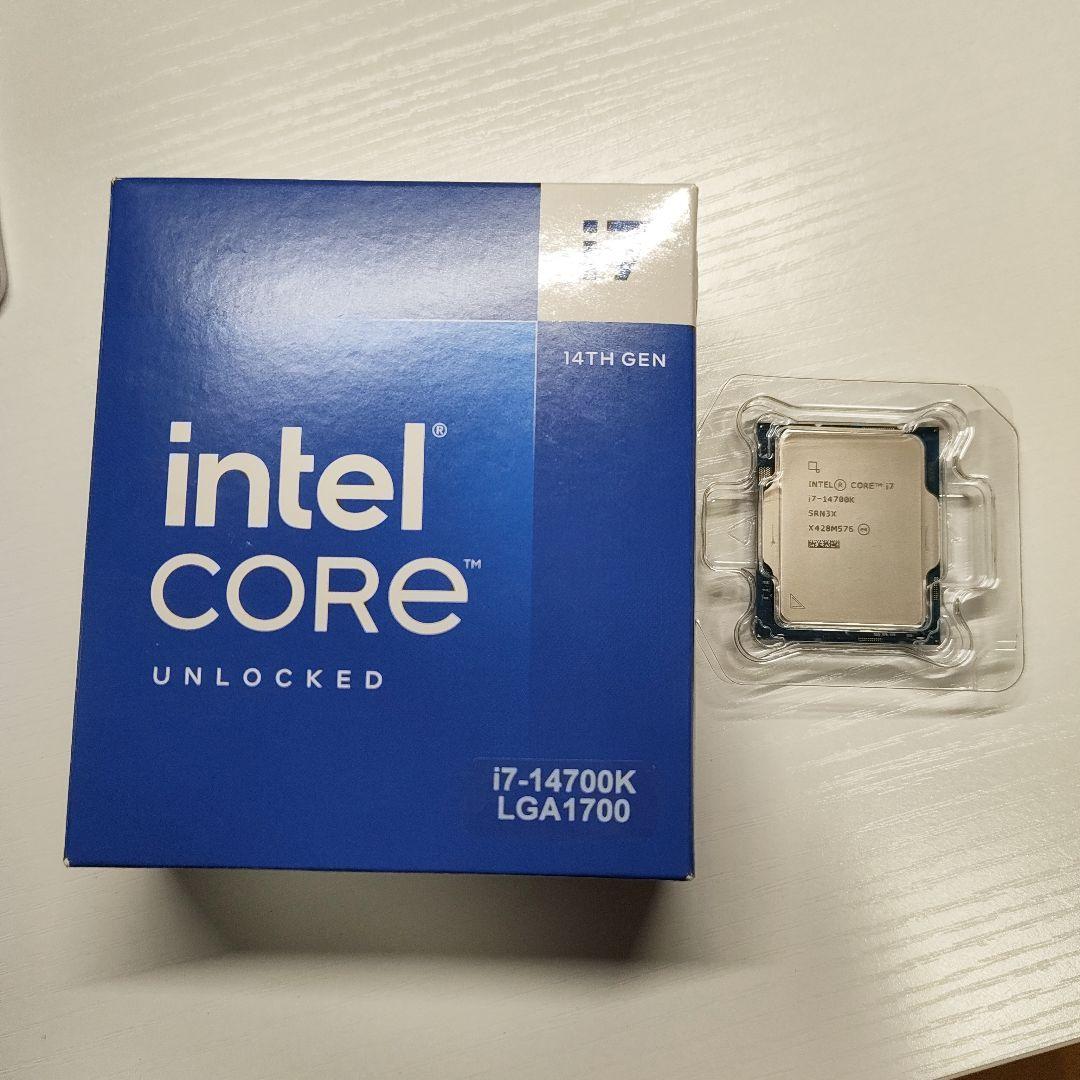 【動作確認済】Intel Core i7-14700K 14世代 CPU
