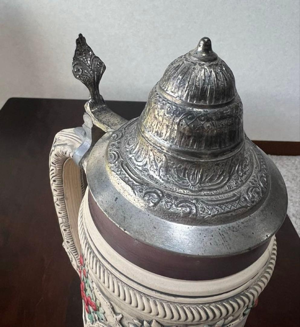 ドイツ土産　ビアジョッキ　ビアマグ　置物　陶器　アンティーク
