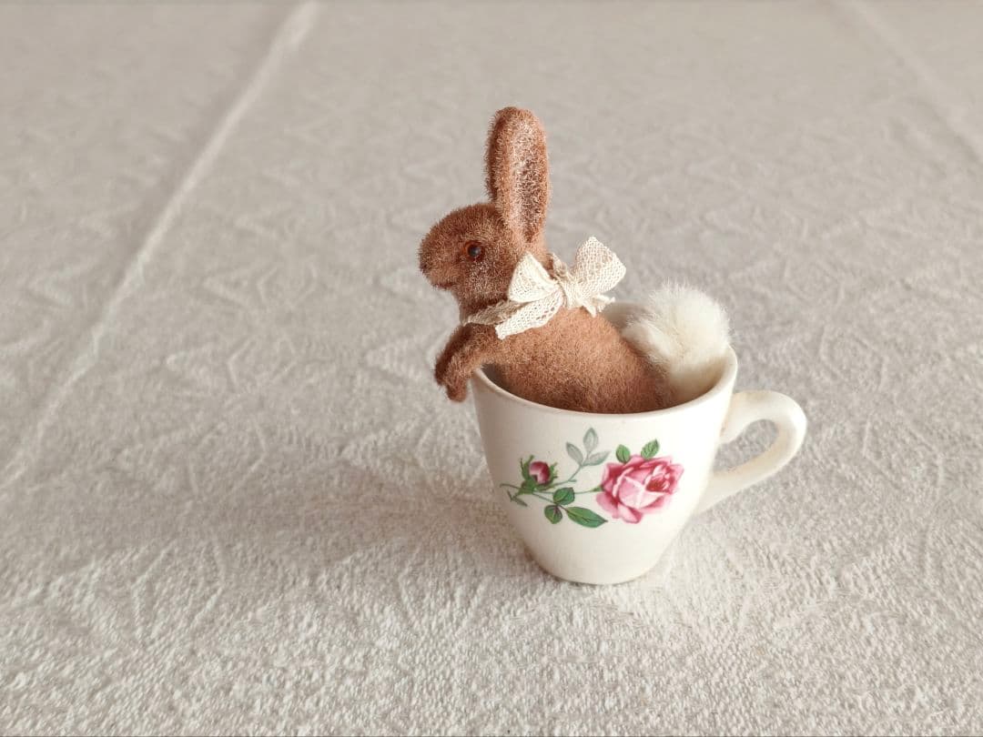 【あやっちさま】antique mini cup ୨୧ 薔薇の絵の 小さなカップ