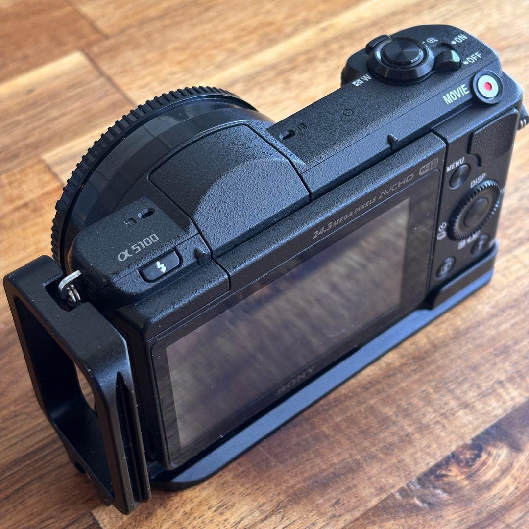 SONY α5100 コンパクトミラーレスカメラ L型プレート付き