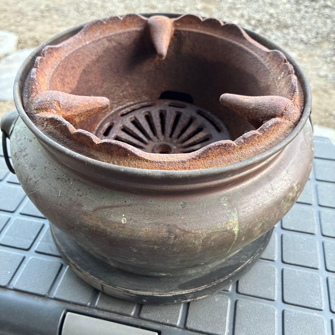 利久 茶道具 銅製茶釜