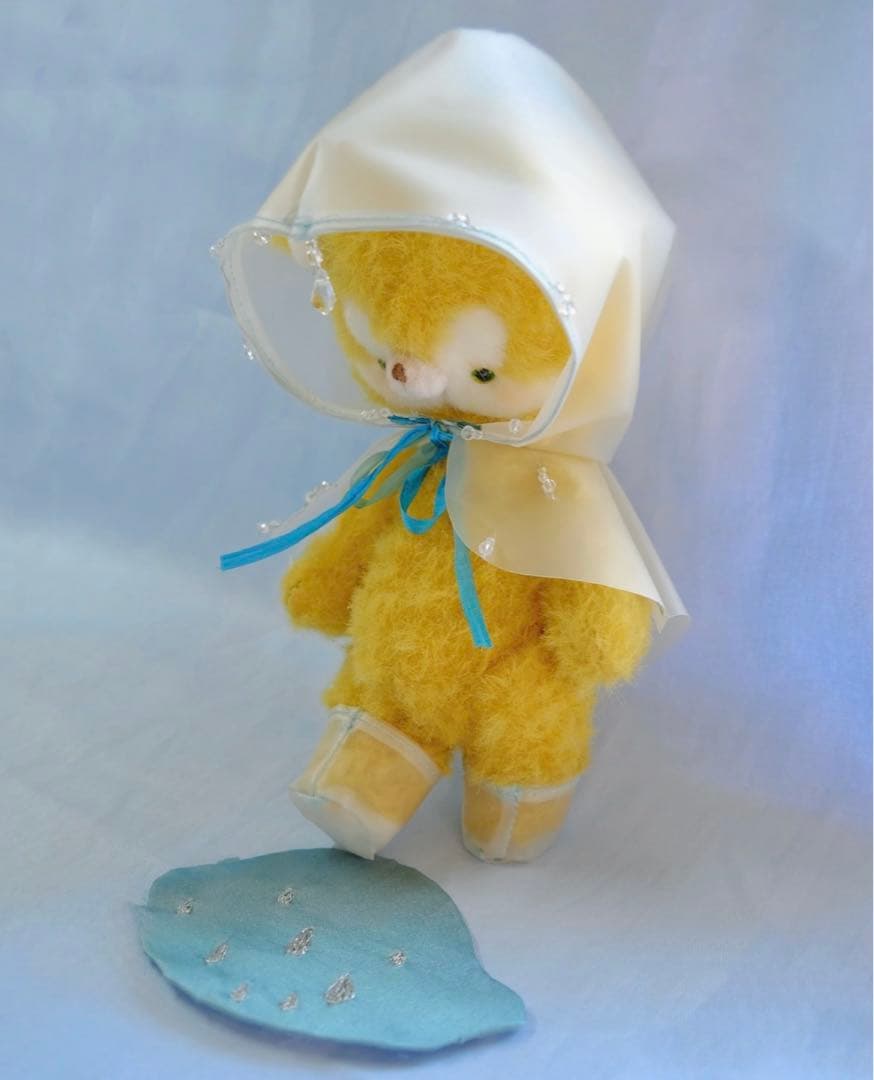 雨上がり仔熊ちゃん アーティストベア ぬいぐるみ テディベア 海外作家様 くま