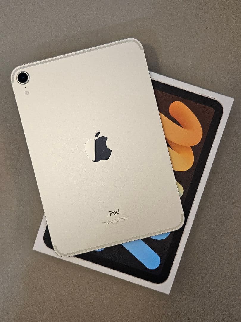 iPad mini 6 /スターライト/256GB/セルラーモデル