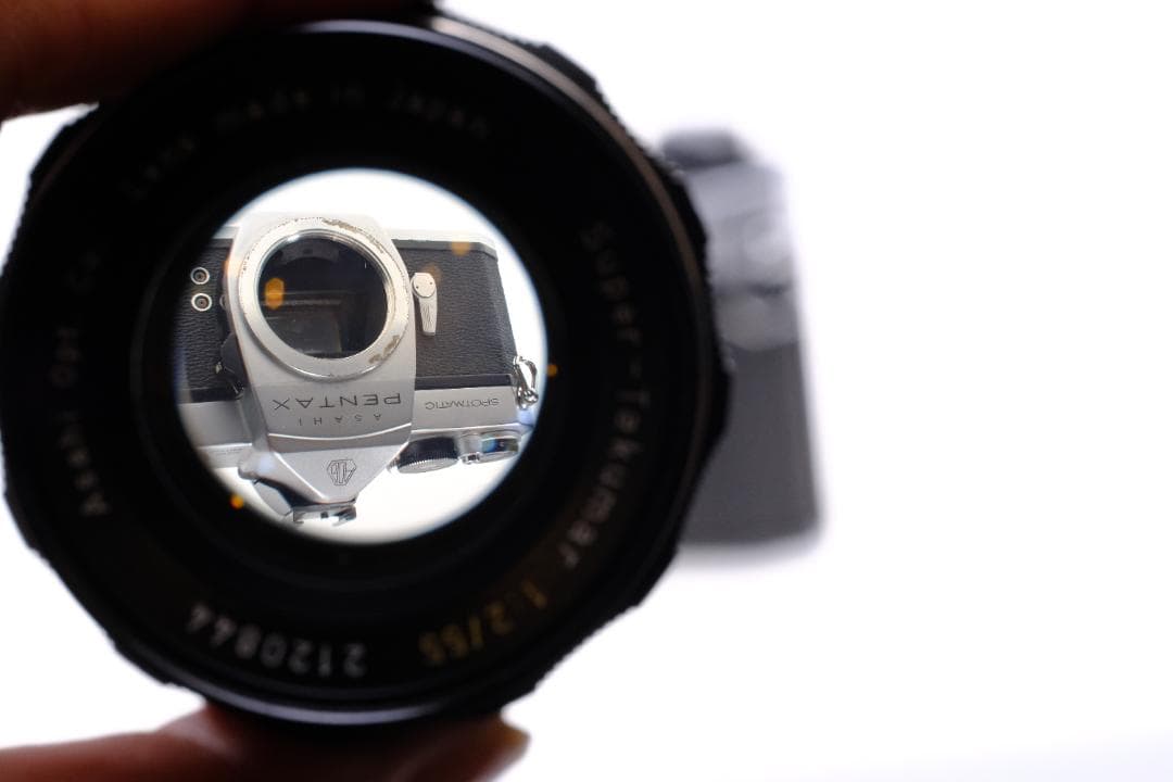 PENTAX SP + 55mm f/2 【露出計動作・モルト交換済】