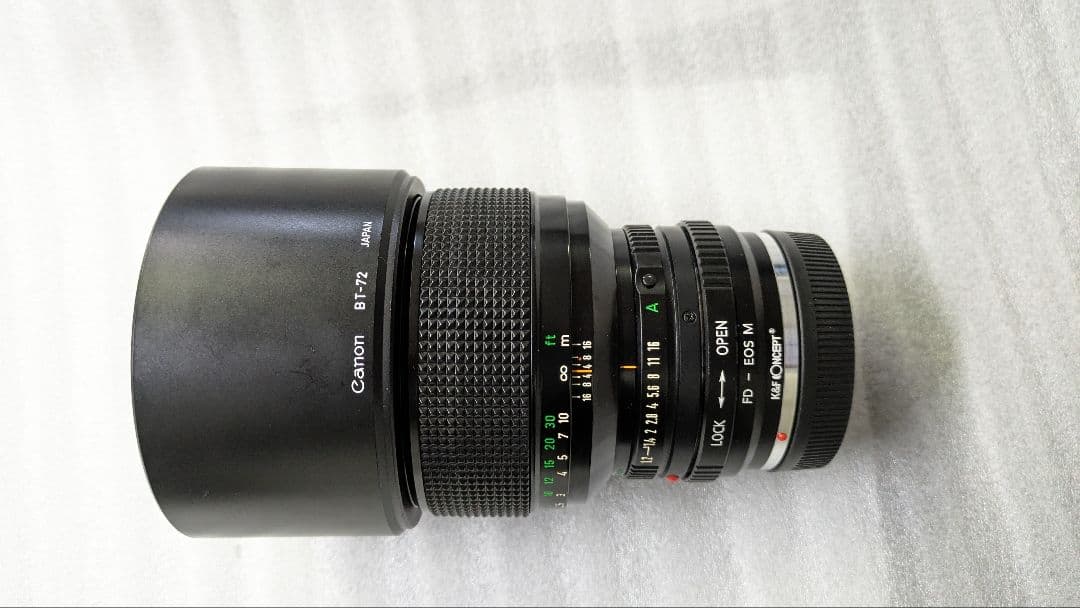 美品！Canon FD 85mm f/1.2 単焦点レンズ