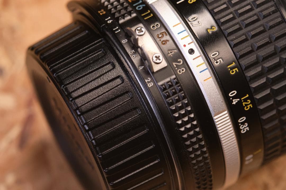 希少価値 Nikon NIKKOR 35mm F2.8 単焦点 MF 動作確認済