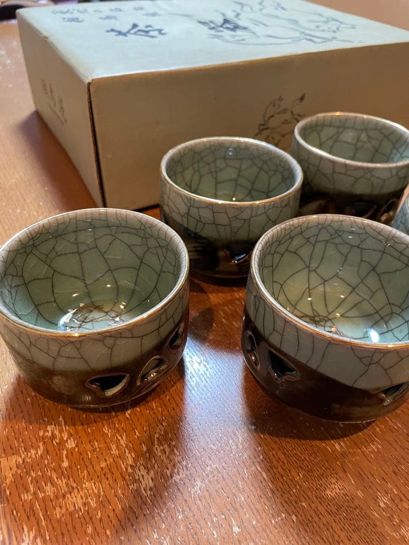 相馬焼　伝統工芸品　茶器　箱あり