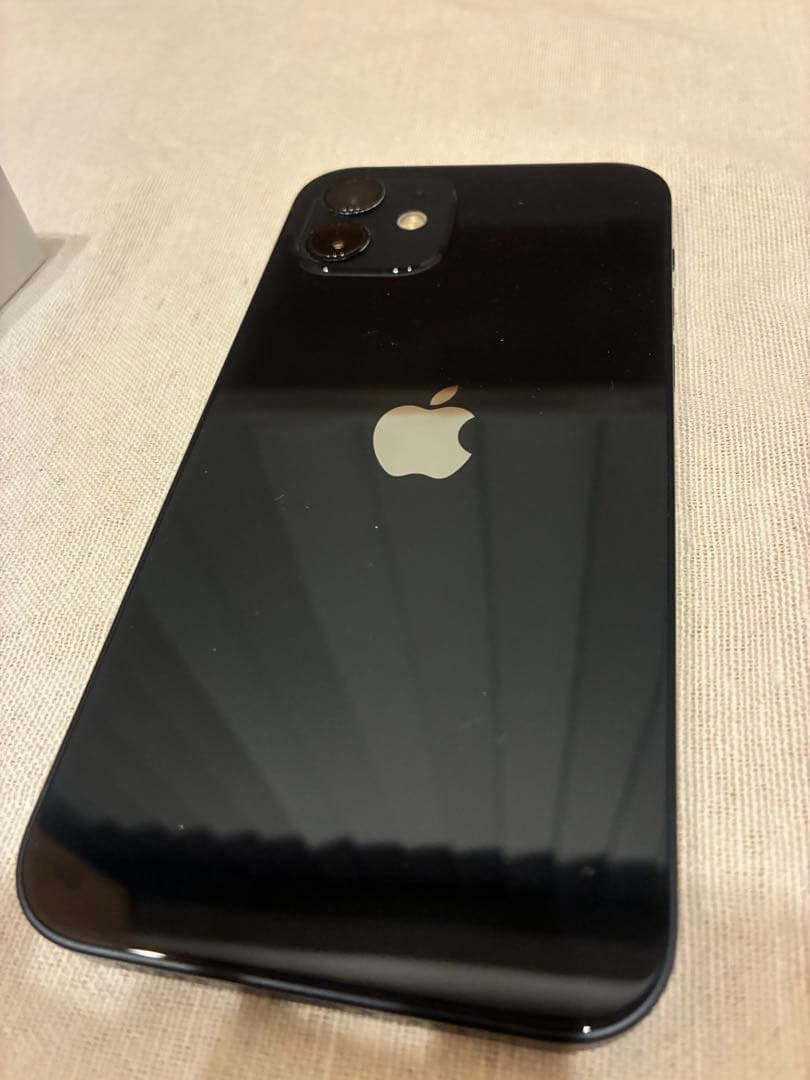 iPhone12 64GB ブラック SIMフリー 箱あり バッテリー78%
