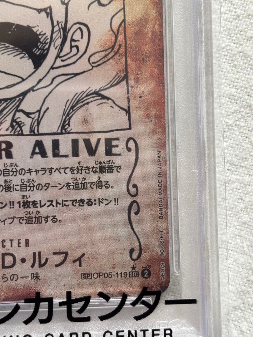 ONE PIECE カードゲーム モンキー・D・ルフィ 手配書 #119