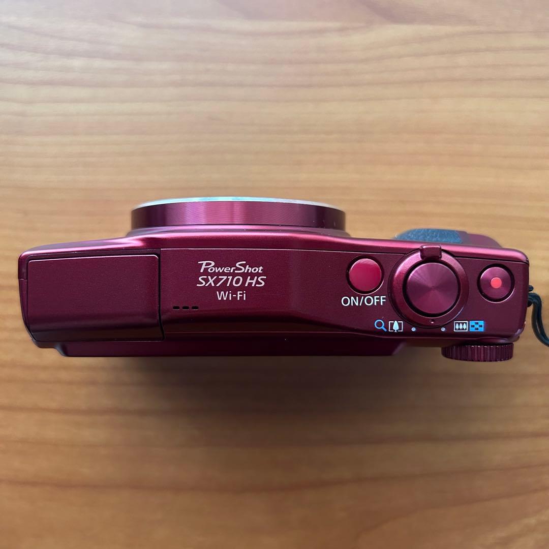 【美品】 Canon PowerShot SX710 HS レッド赤　純正ケース