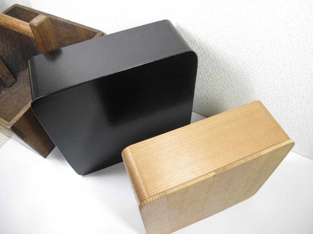 茶道具　炭斗箱　神折敷　おまとめ　３点