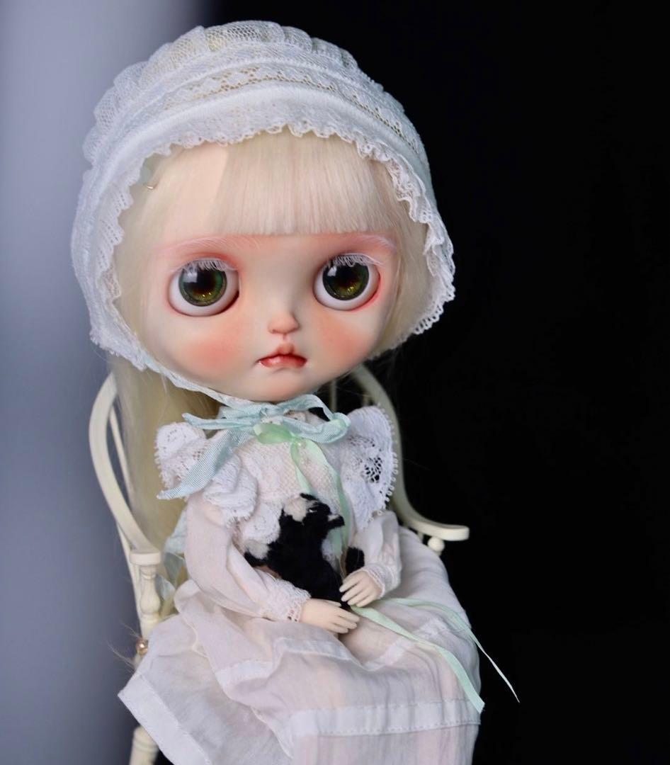 カスタムブライス 海外作家様 かわいい アルビノ 人形 フェアリー フルセット