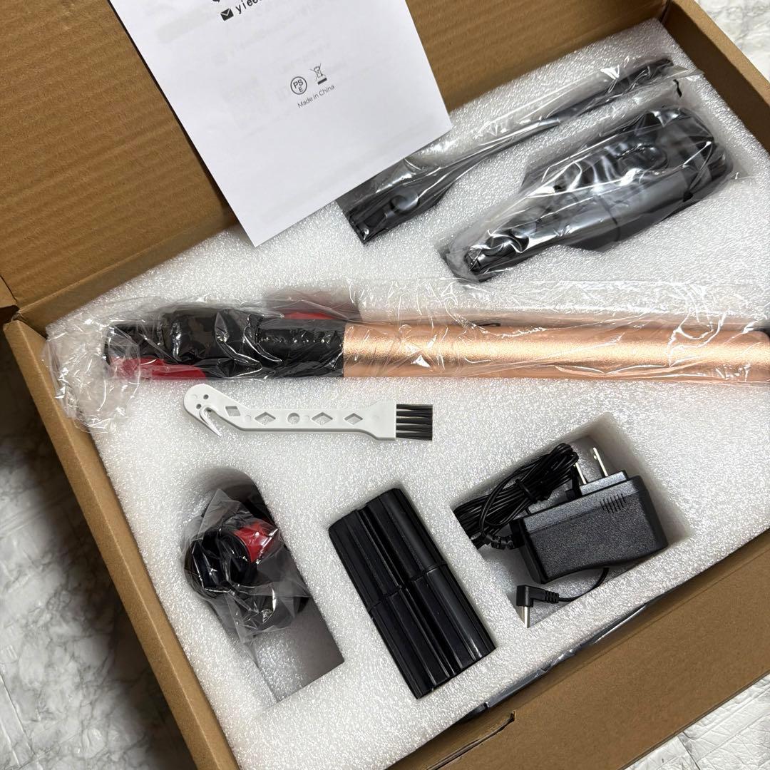 掃除機 コードレス 自走式 100Kpa超強力吸引 サイクロン式 スティッククリ