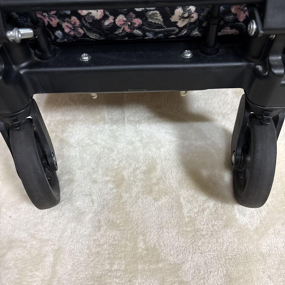 島製作所 ショッピングカートサイドカー　メロディスムーズST 小花柄　軽量