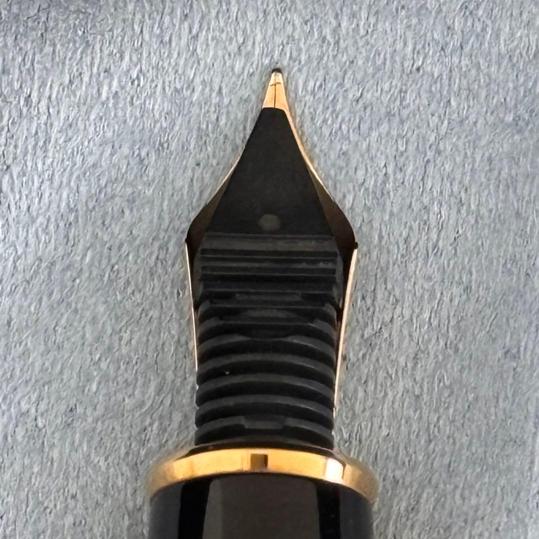 【美品！】プラチナ万年筆 銀線研ぎ八雲 18k M