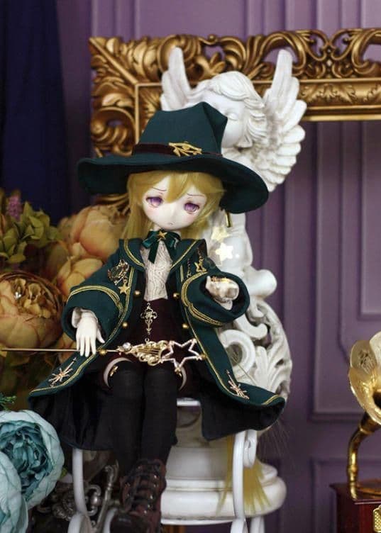YH37　BJD　1/3　ドール 衣装 星法師 8点セット ハンドメイド