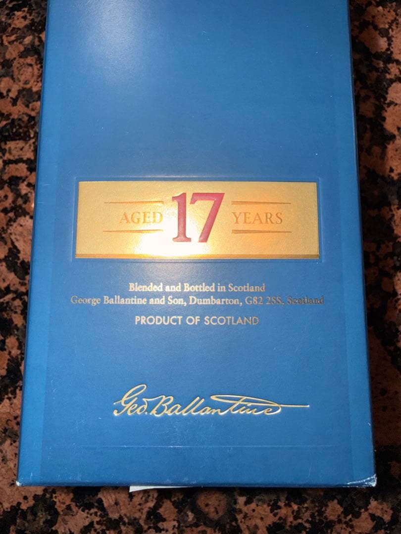バランタイン17年正規輸入品ballantine's