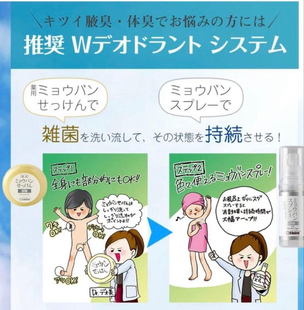 ドクターデオドラント ミョウバンスプレー EX （30ml）５本セット ⑤