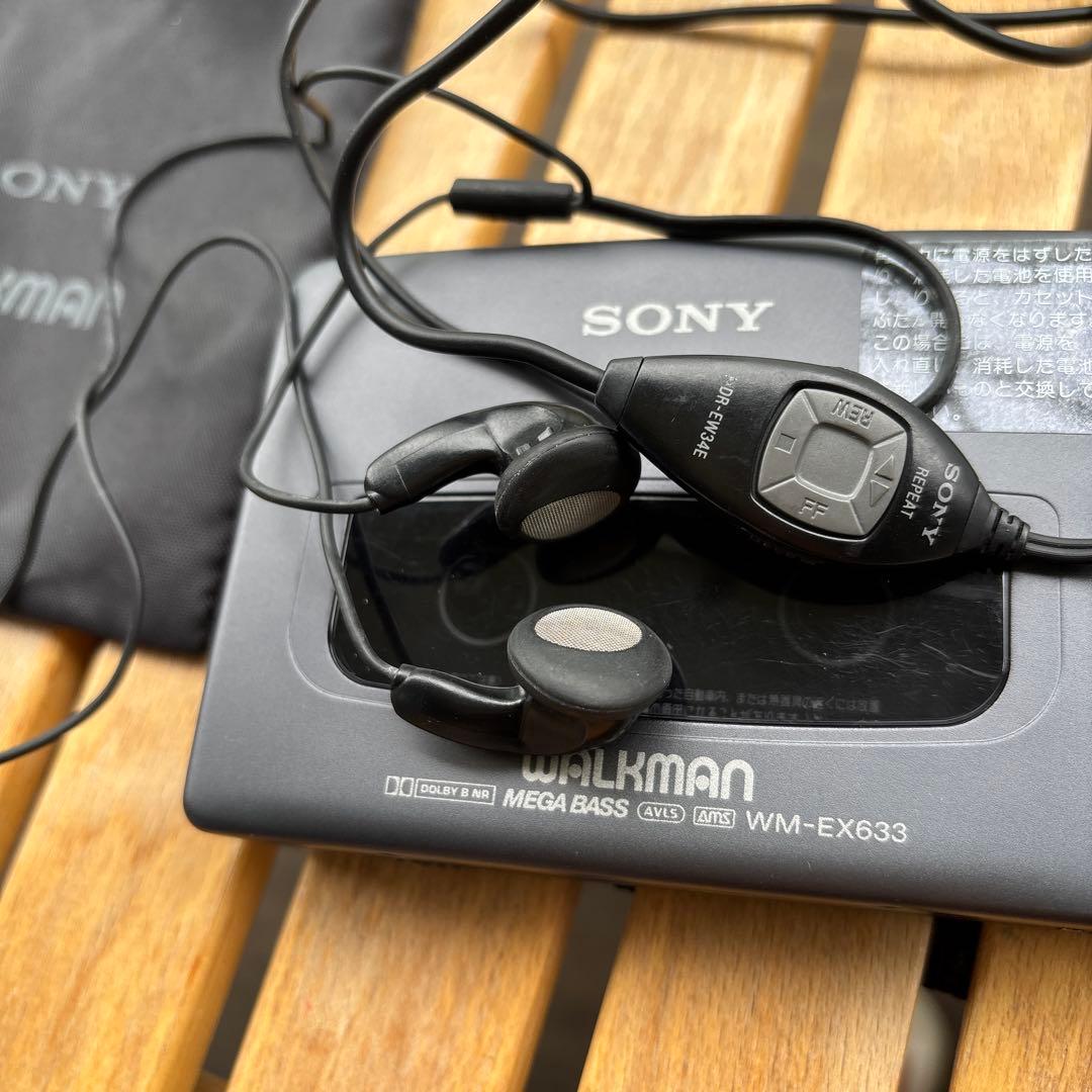 SONY WALKMAN WM-EX633 カセットプレーヤー　保存袋付き