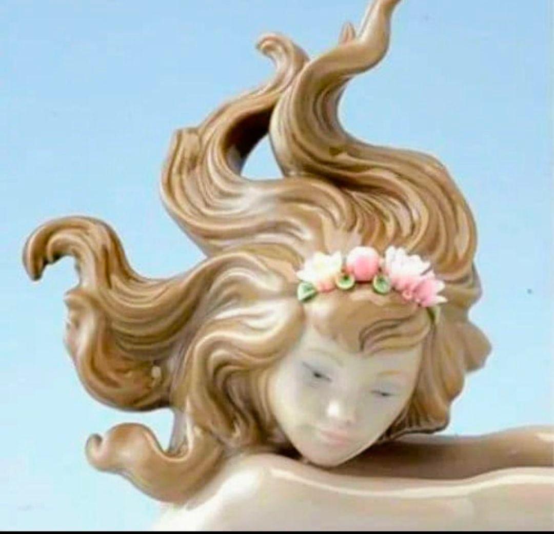 希少人気 廃盤品 LLADRO リヤドロ 人魚 イリュージョン マーメイド