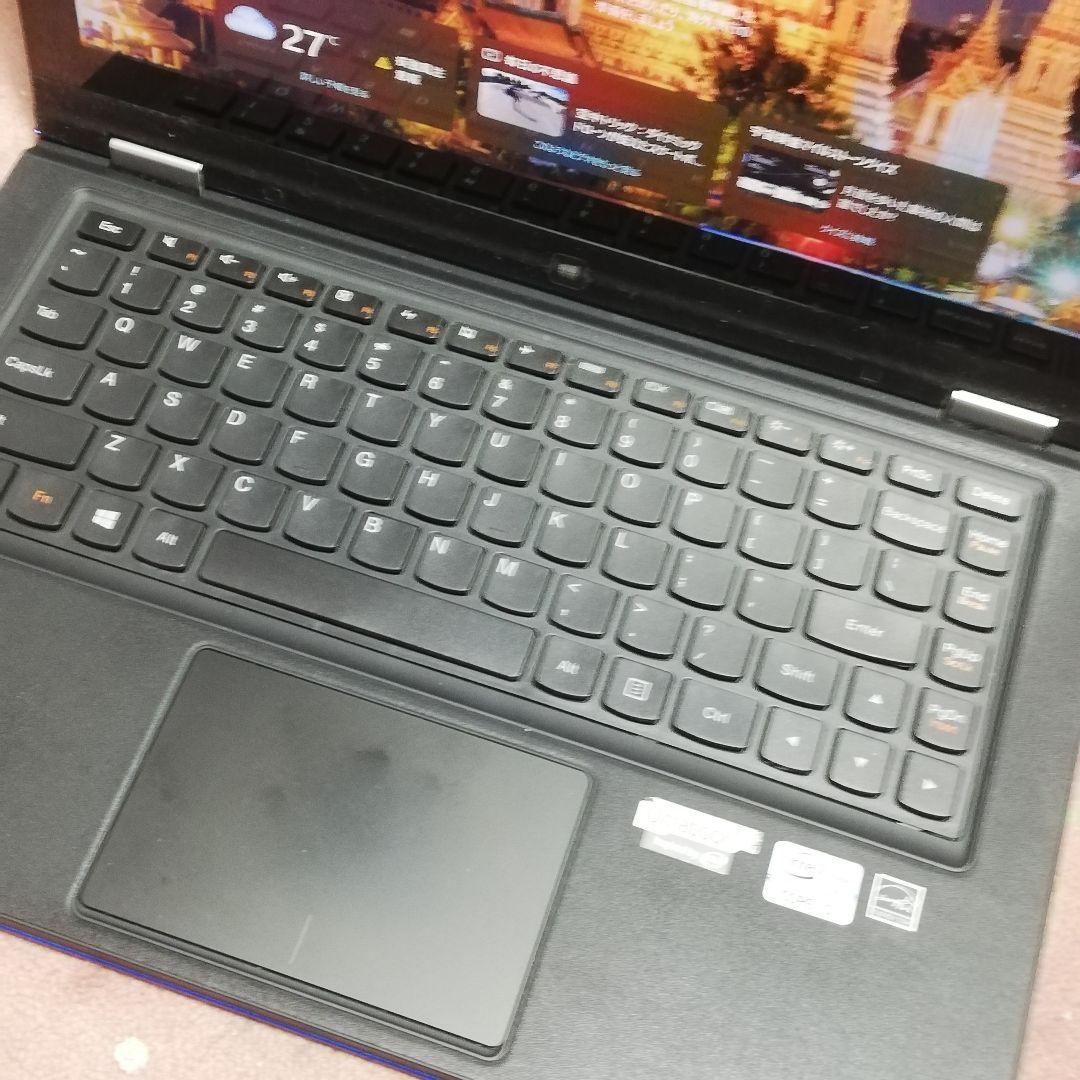 j*4様 ぐるっと回るタッチパネル　WRブルーの レノボ YOGA13　最終価格