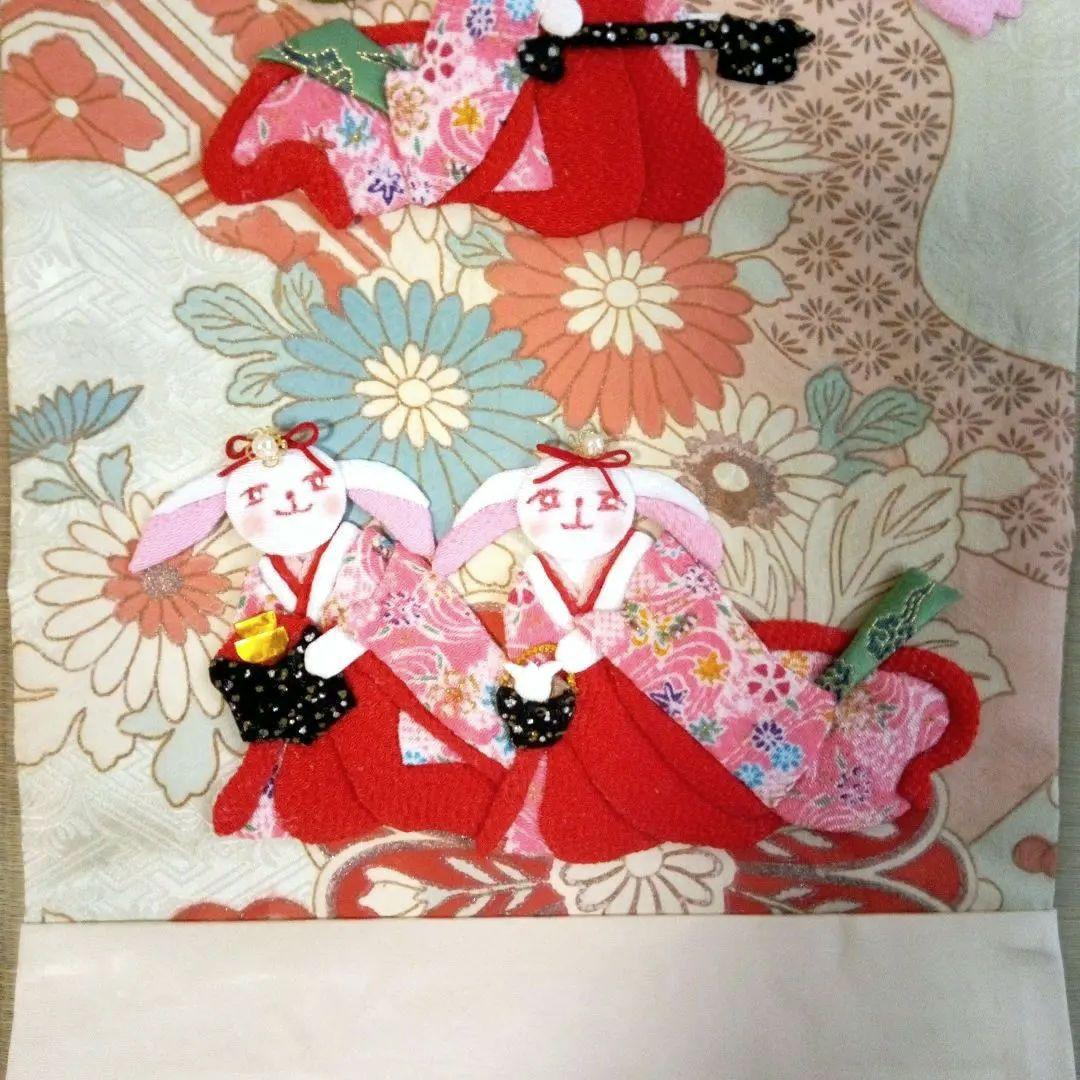押し絵タペストリー　嬉しいひな祭り
