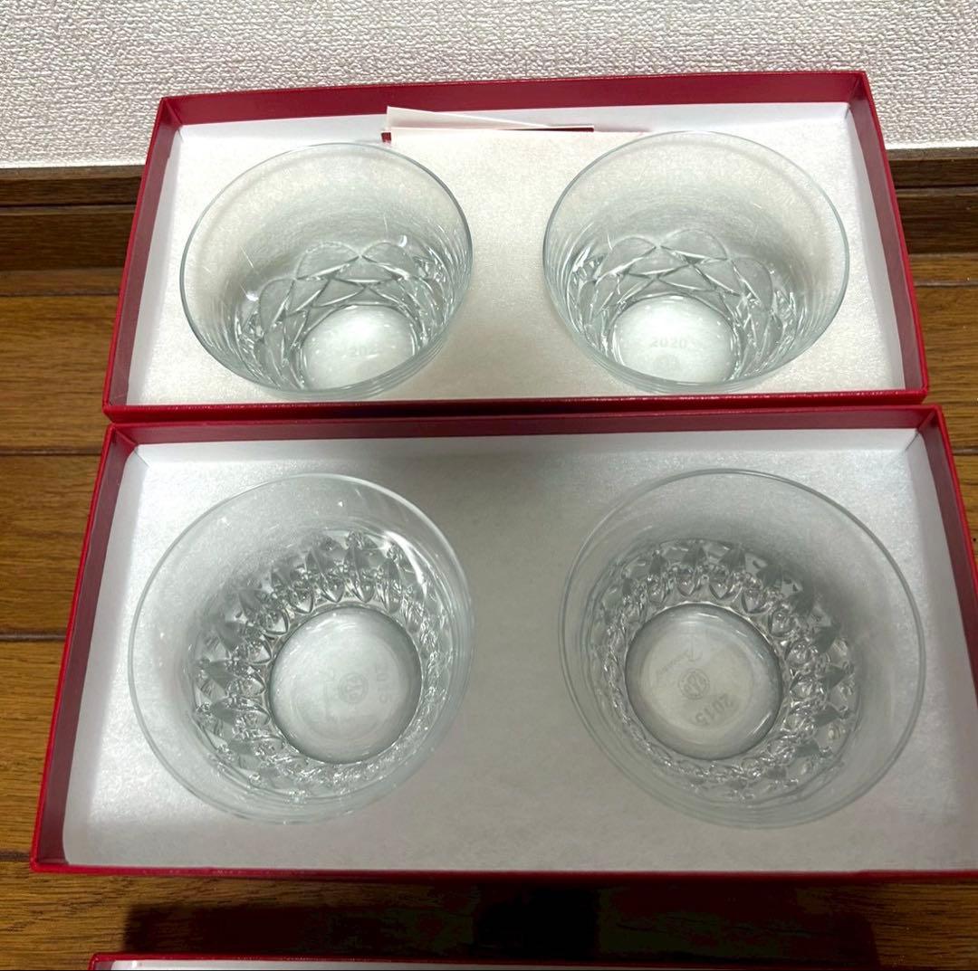 【未使用】バカラ　2015年製　2020年製　ペアグラスセット