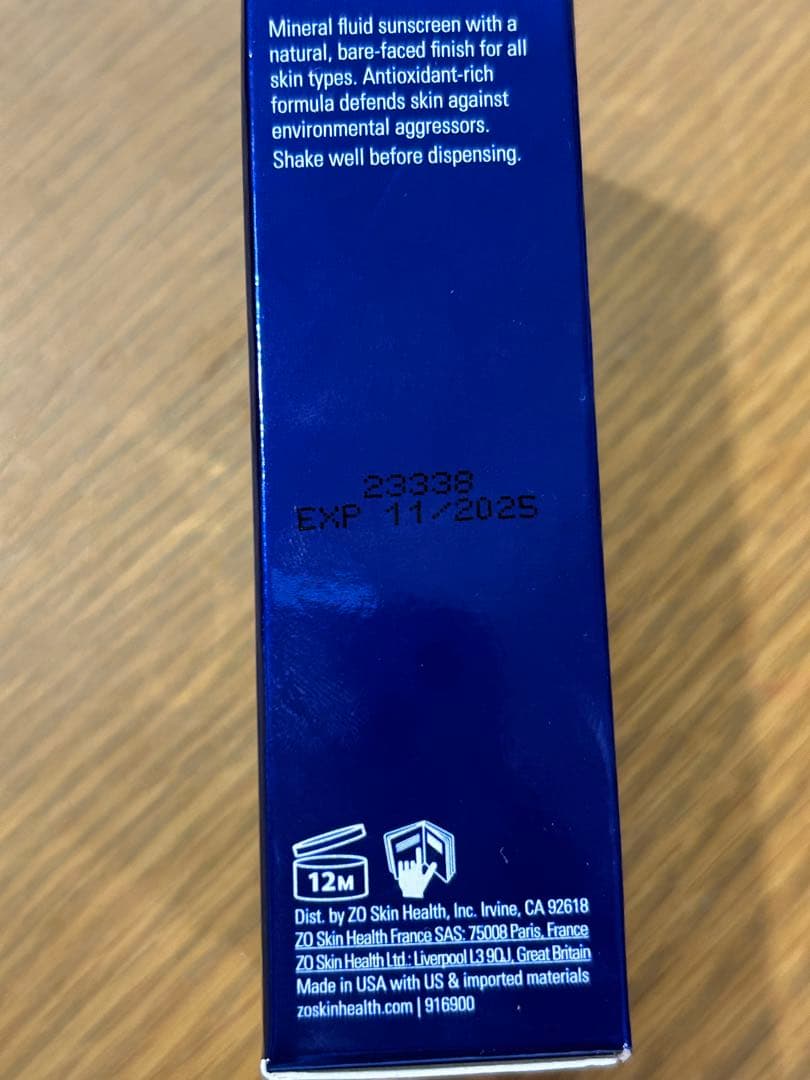 ZO SKIN HEALTH シアーフルイドサンスクリーン SPF50 50ml