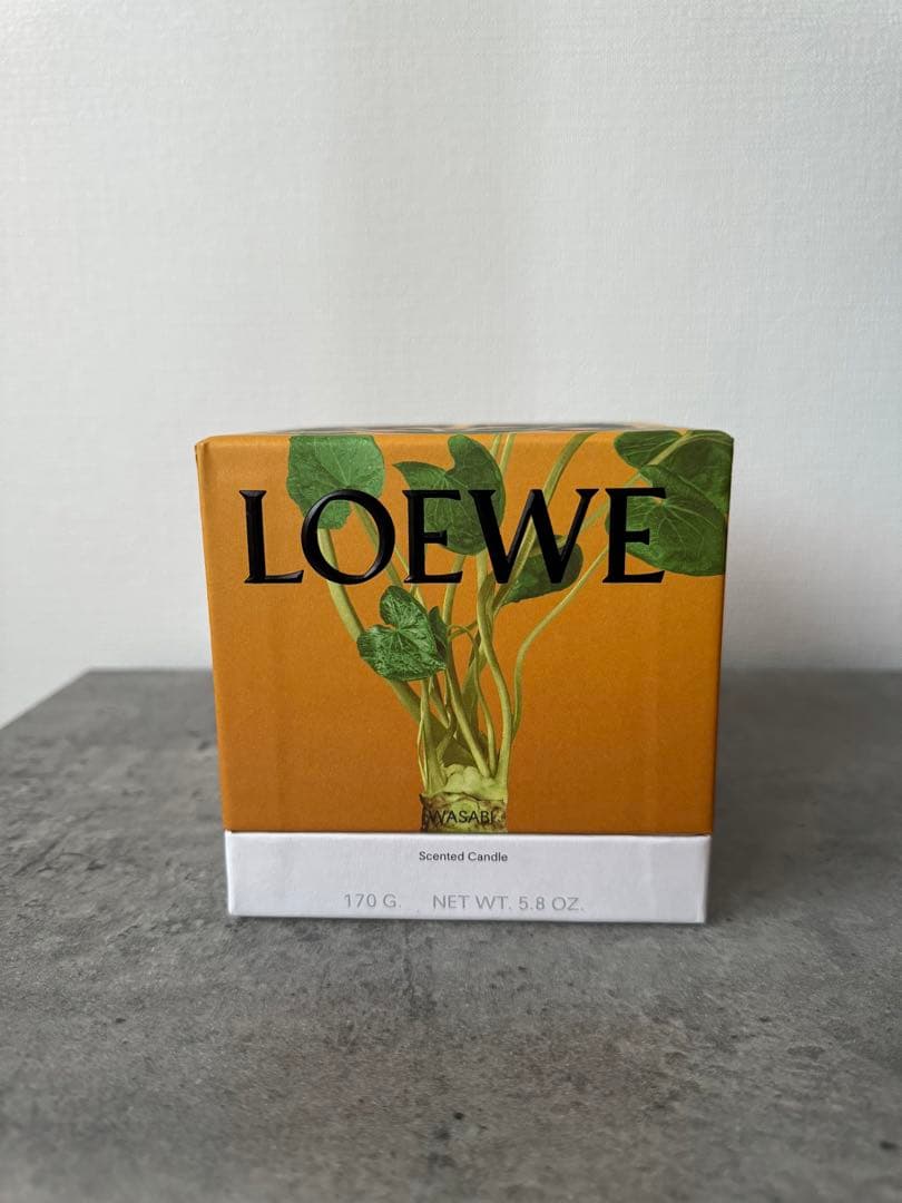 【新品未開封品】LOEWE アロマキャンドル WASABI スモール