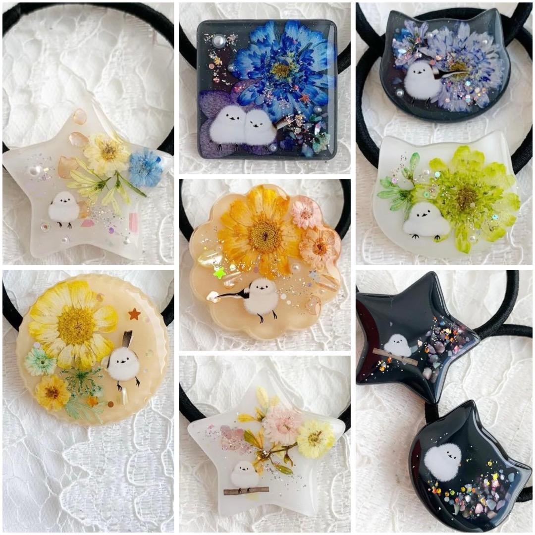 【専用】7点おまとめ シマエナガ 猫 ヘアゴム
