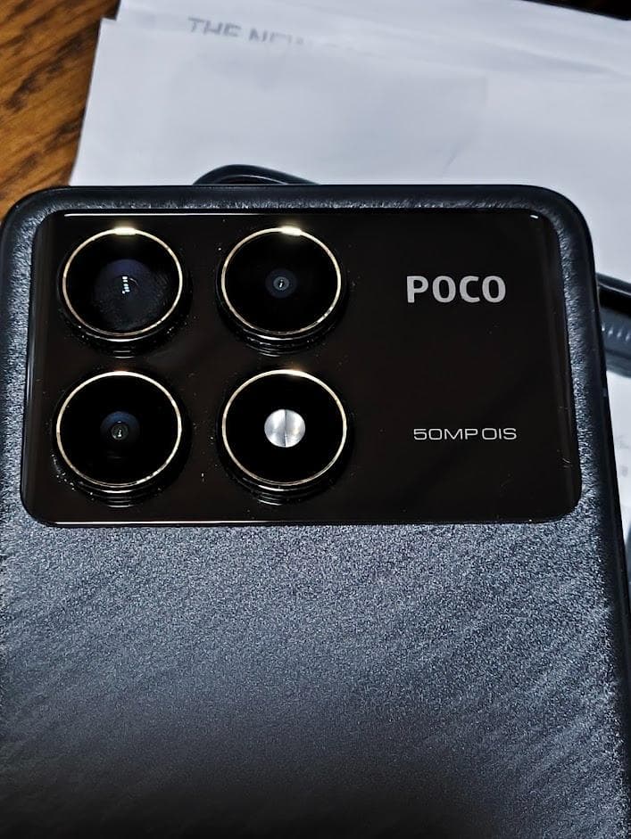 【中古・キレイ】POCO F6 Pro 512GB黒　120W充電器・カバー付き