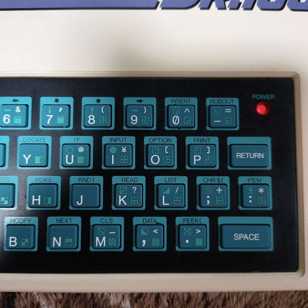 ナショナル JR-100 パーソナルコンピューター　プログラムテープ付属